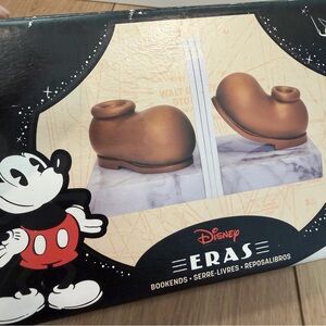 NEW Disney Eras Mickey Mouse Shoes bookends Disney100 book ends